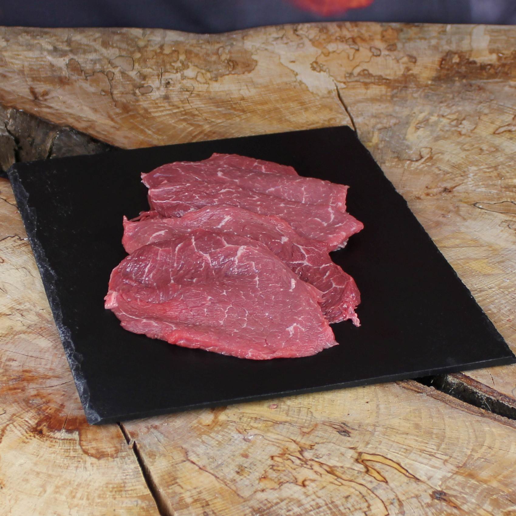 Produktfoto: Rindsschnitzel aus der Rinderschale